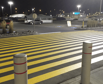 ParkLine Commercial fresh parking lot line striping detail